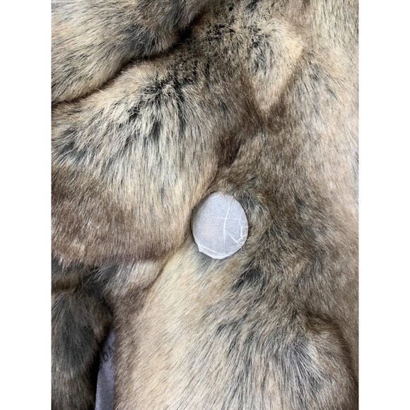 New VTG Dennis Basso XL 15th Anniversary Collect Ed Faux Fur Chinchilla Coat - Picture 12 of 12